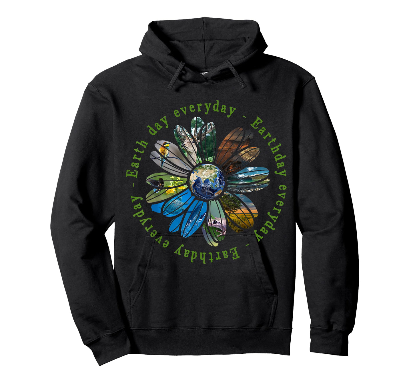 Funny Earth Day Everyday Sunflower Earth Animal Lovers T-Shirt
