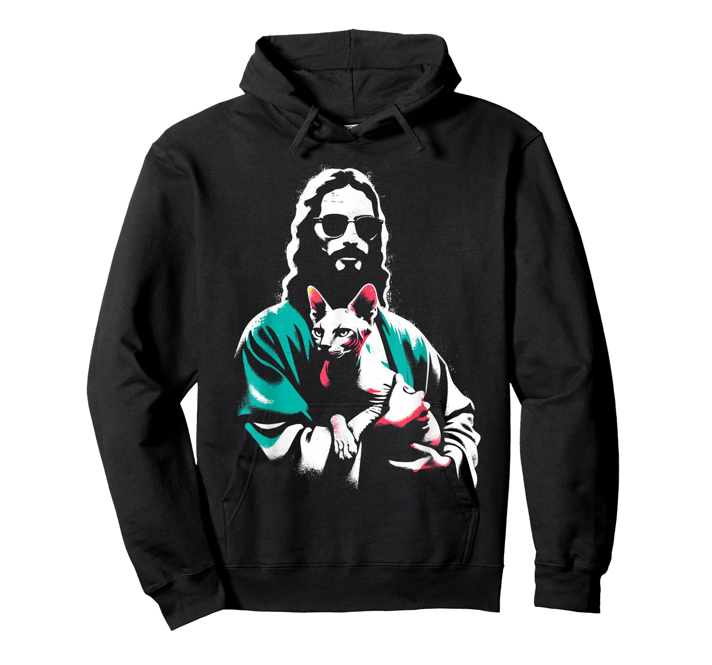 Jesus Sphynx Cat - Funny Christian Religious Sphynx Lover T-Shirt