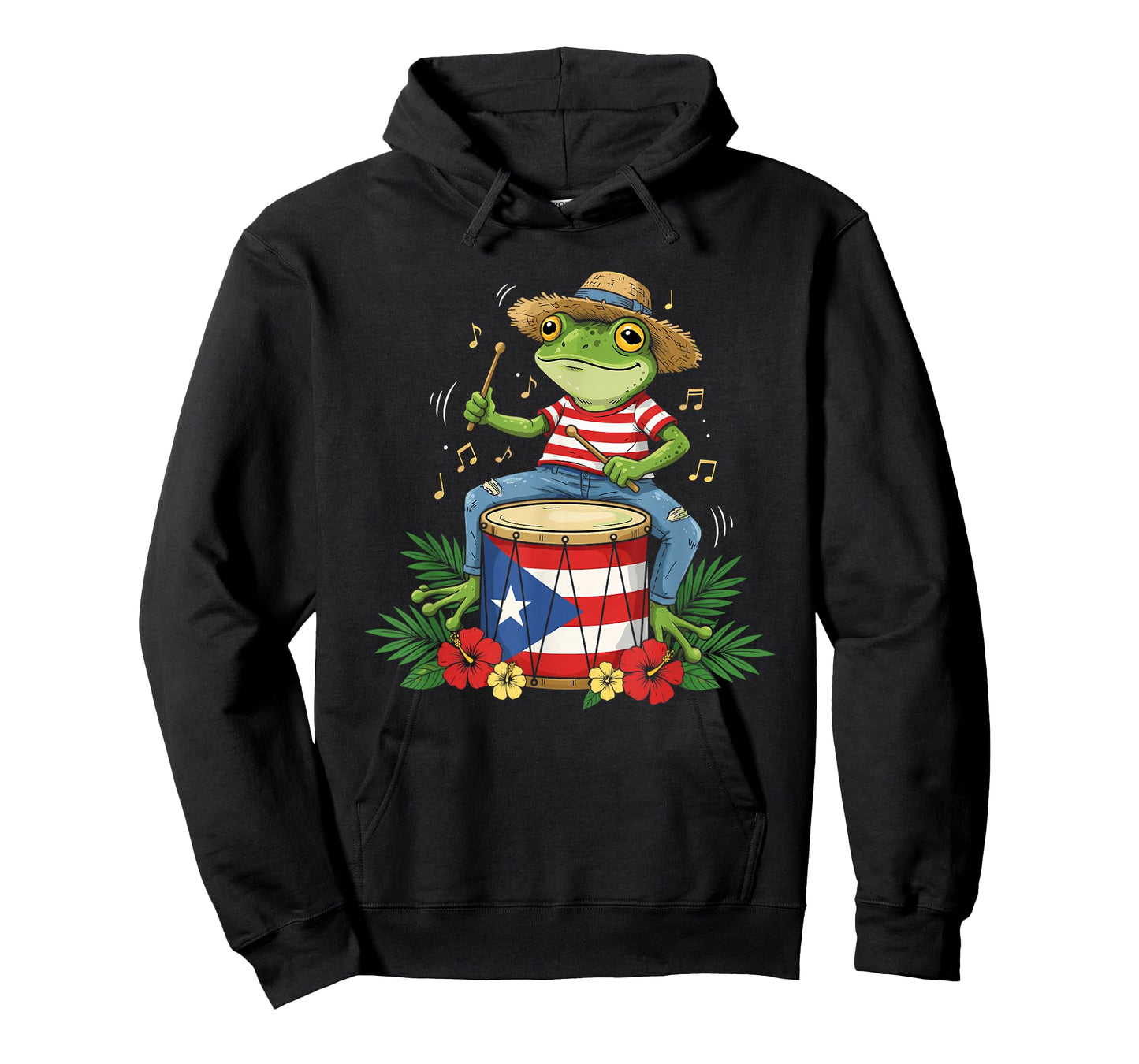 Puerto Rican Flag Coqui Frog Puerto Rico Hispanic Heritage T-Shirt