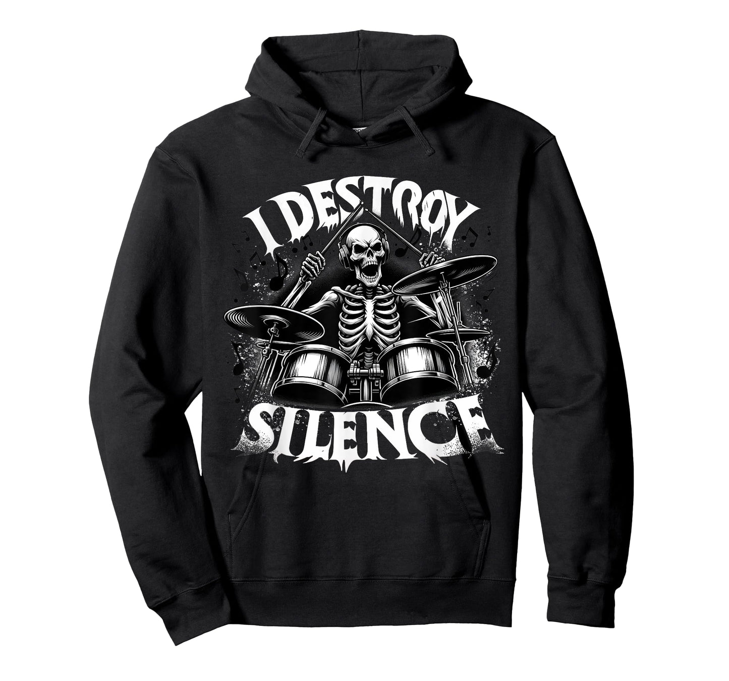 Skeleton Playing Drums - Skull Lover Halloween Costume T-Shirt
