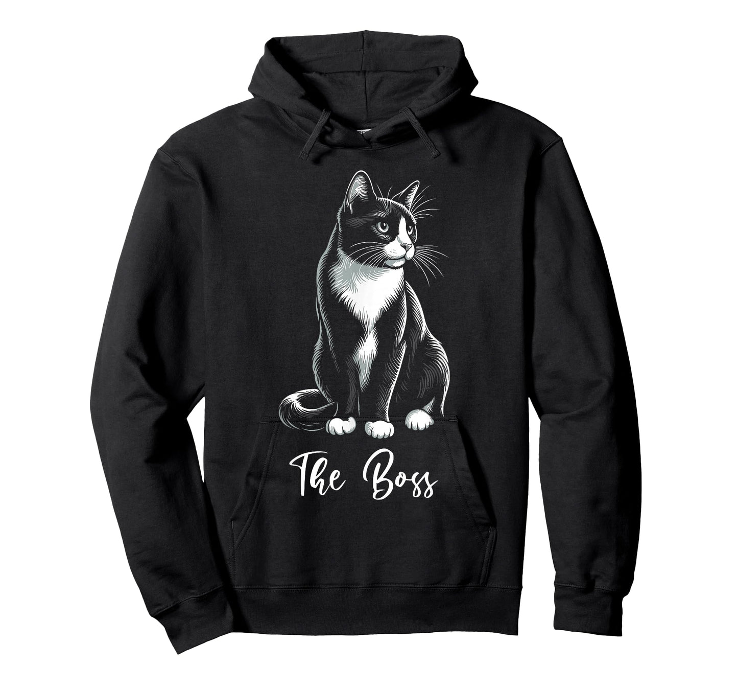 The Boss Tuxedo Cat Lover Kitten Tuxedo Cat Owner T-Shirt