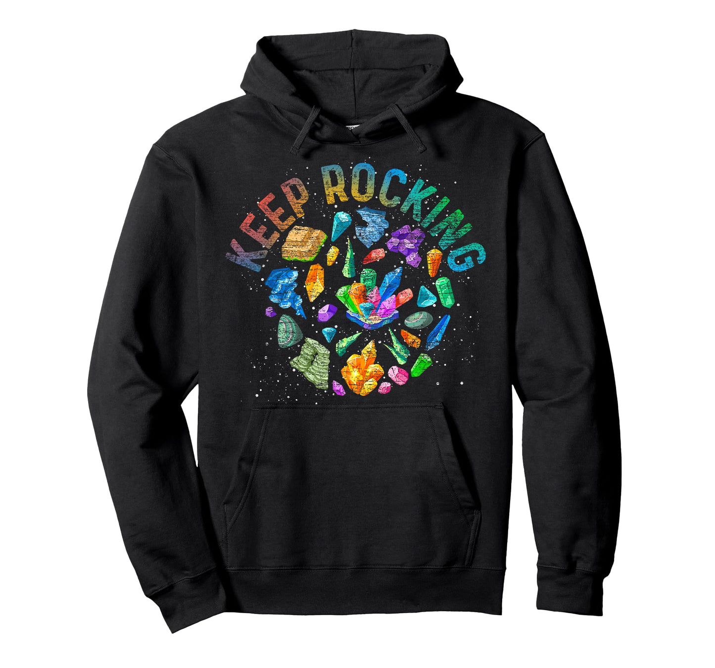Colorful Rock Collector Earth Scientist Gift Funny Geology T-Shirt Small