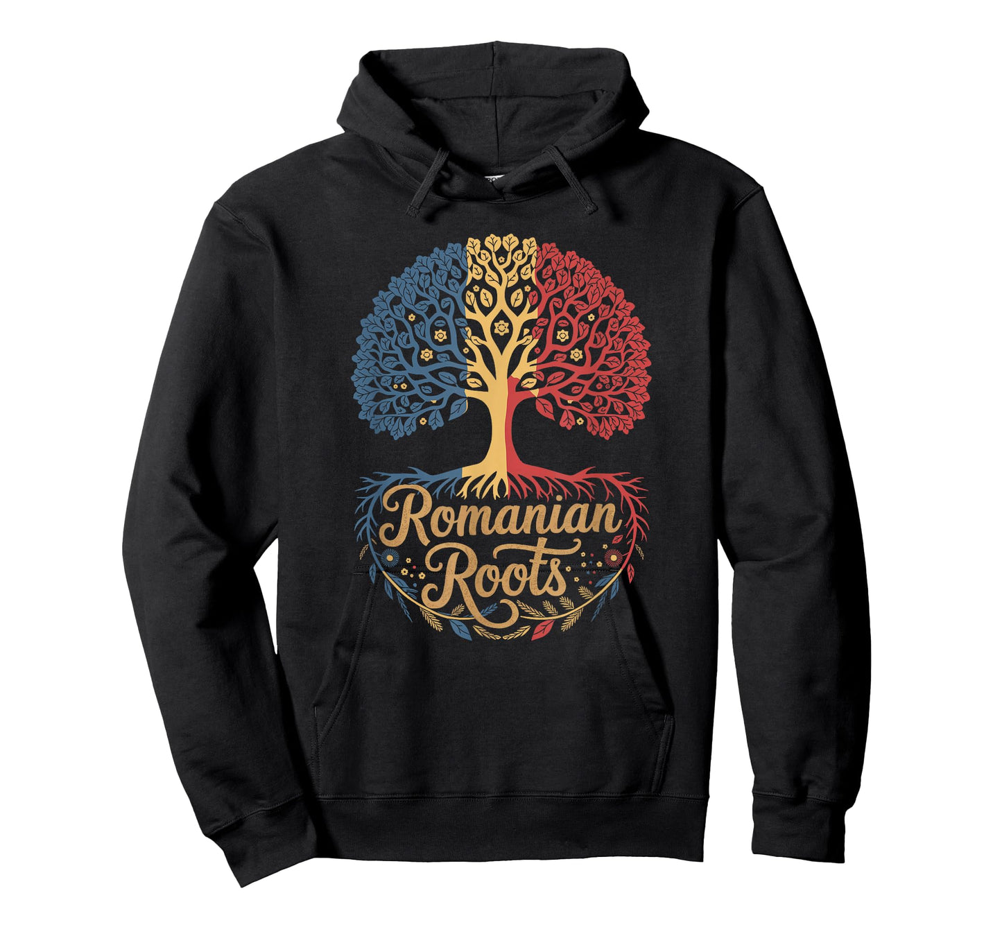 Romania Roots - Romanian Flag Colors Family Tree Souvenir T-Shirt