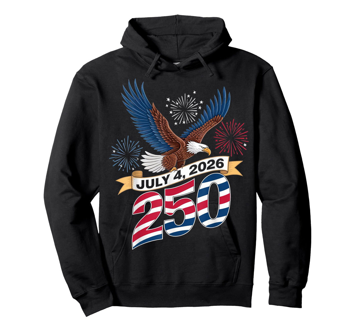 250th Anniversary Patriotic July 4th T-Shirt – USA 1776-2026 T-Shirt