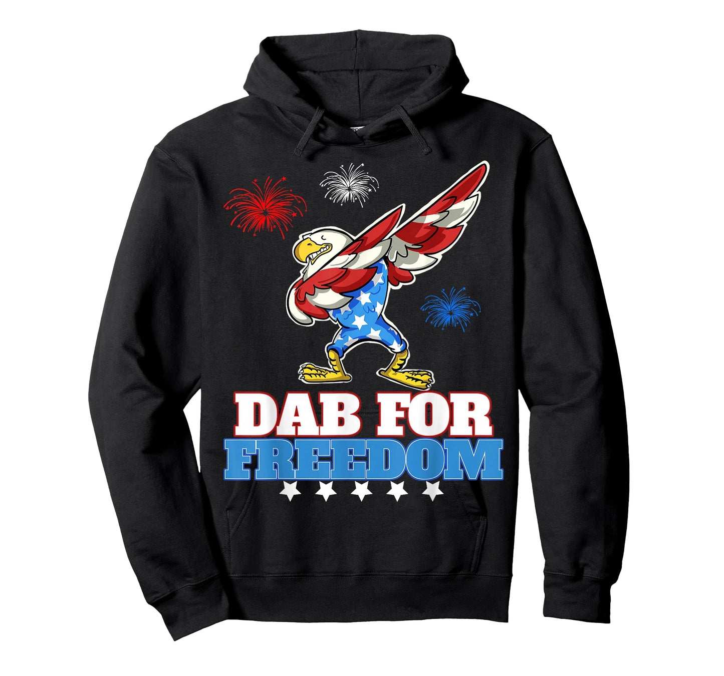 Dab for Freedom funny USA Patriotic Dabbing Eagle T-Shirt