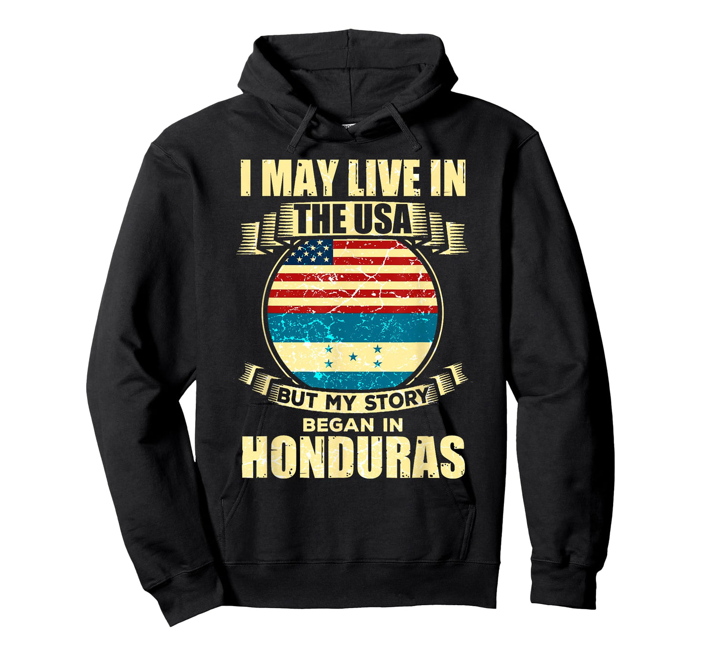 Home USA Honduras American Honduran Flag T-Shirt