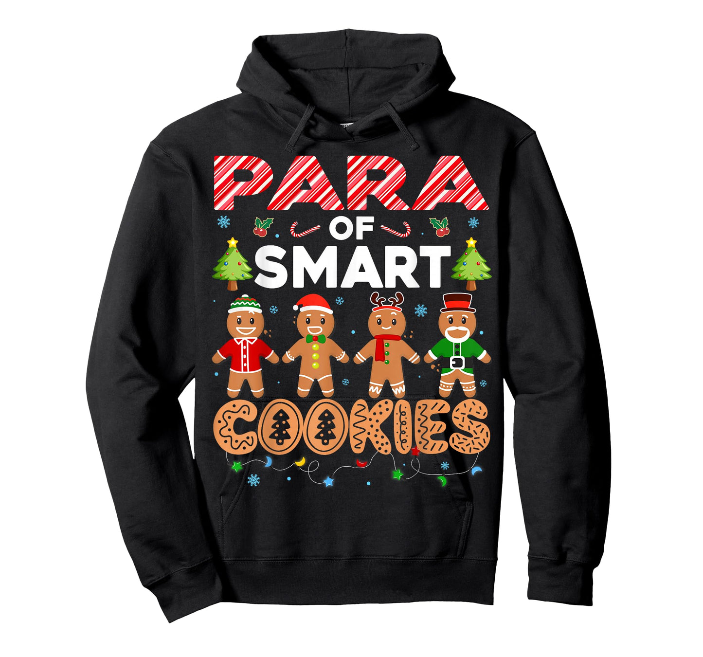 Christmas Paraprofessional Of Smart Cookies Gingerbread T-Shirt