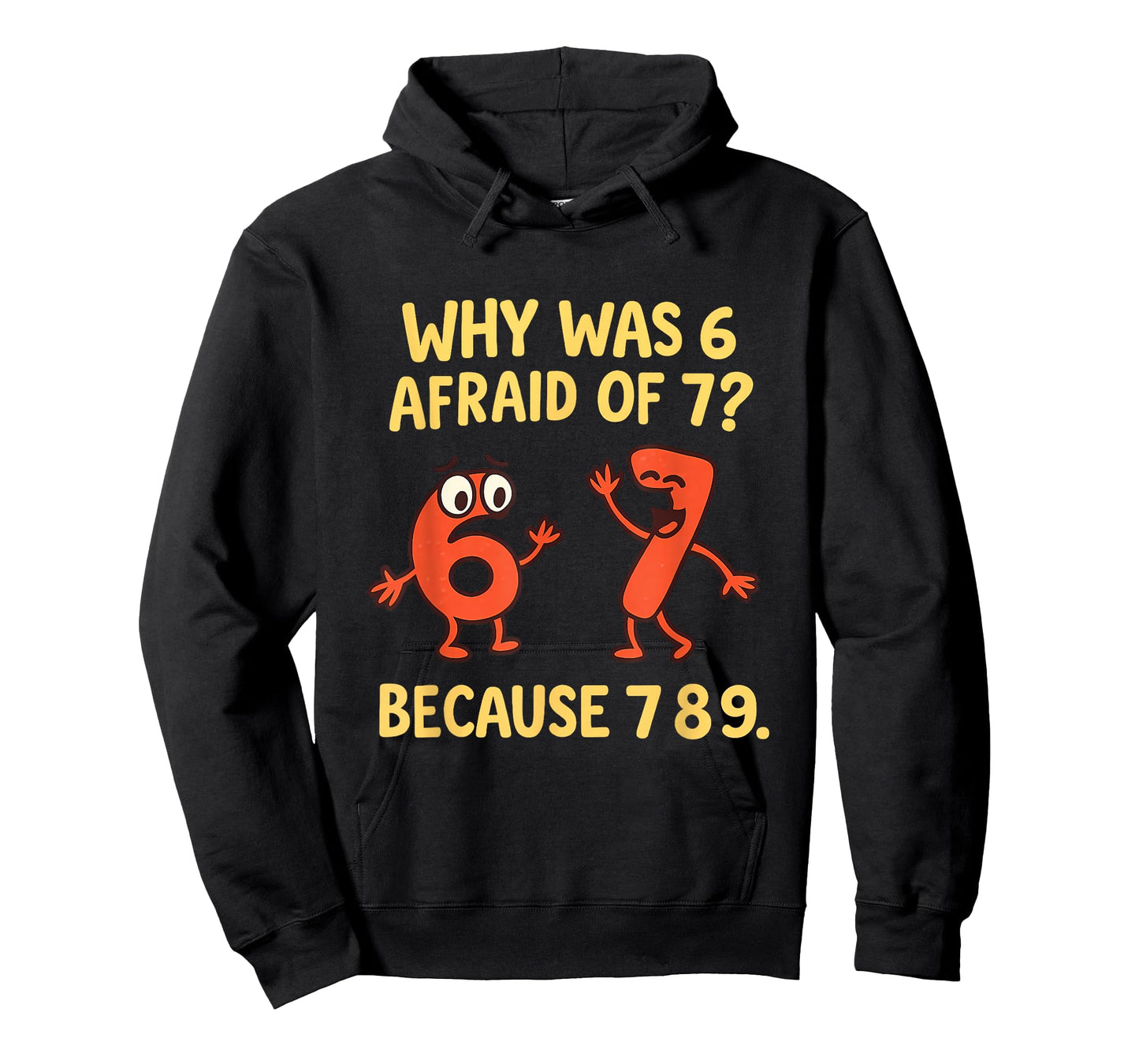 Funny STEM Math Joke Why was 6 Afraid of 7 T-Shirt