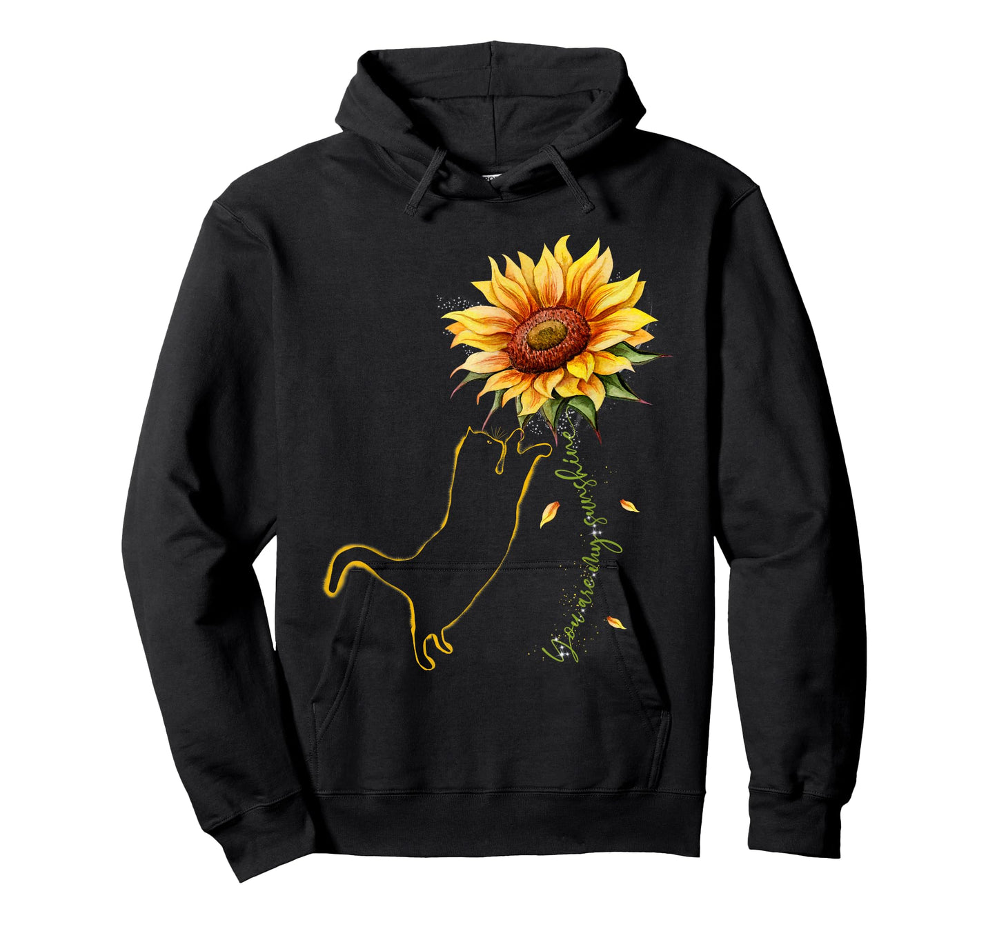 Cat Graphic , Cat Sunflower Shirt, Cat Sunshine, Cat Lover T-Shirt