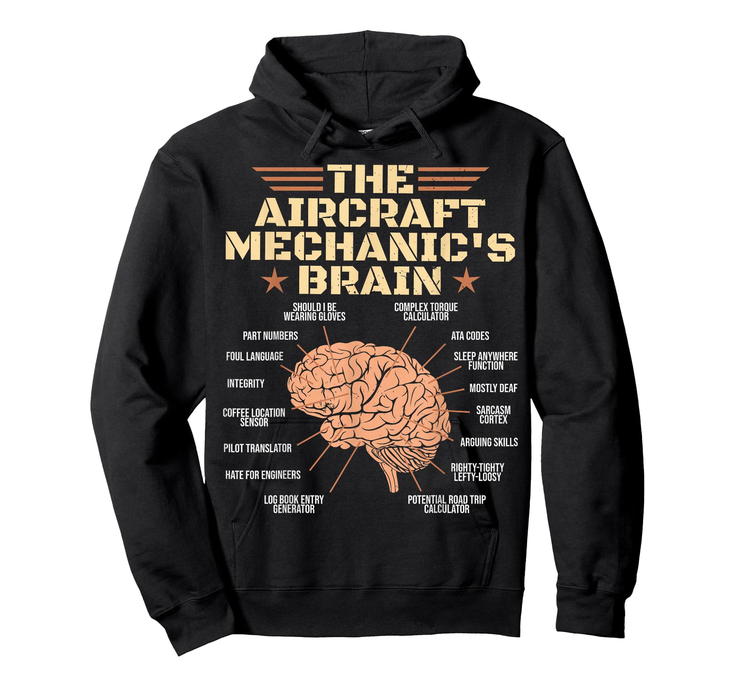 Aircraft Mechanics Brain Shirt Aviation T-Shirt