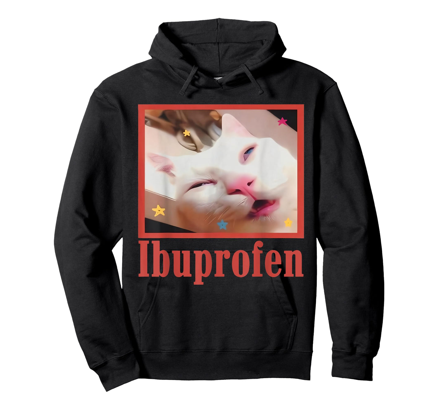 Funny Ibuprofen Cat Hilarious Cat Meme Women Men Kids T-Shirt