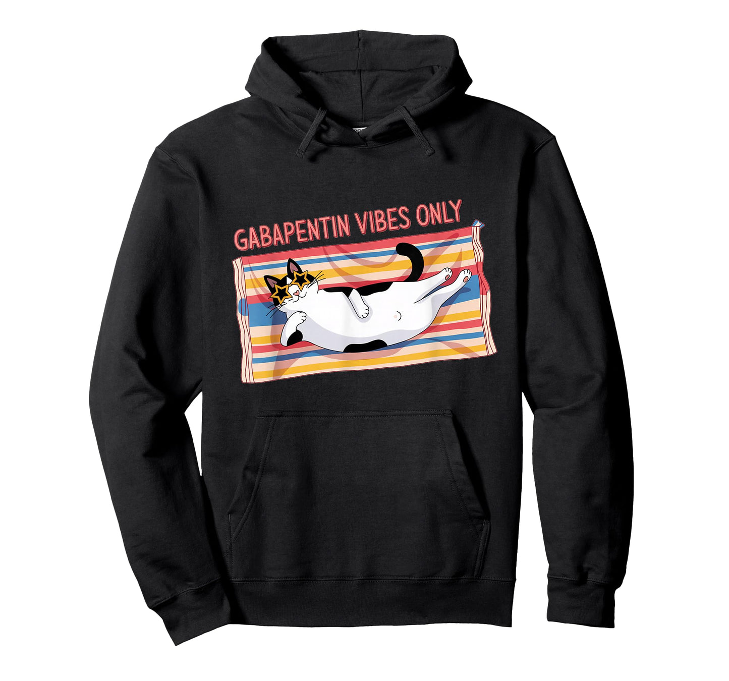 Gabapentin Cat Vibes - Funny Cat Vibes Cat Lovers Gifts T-Shirt