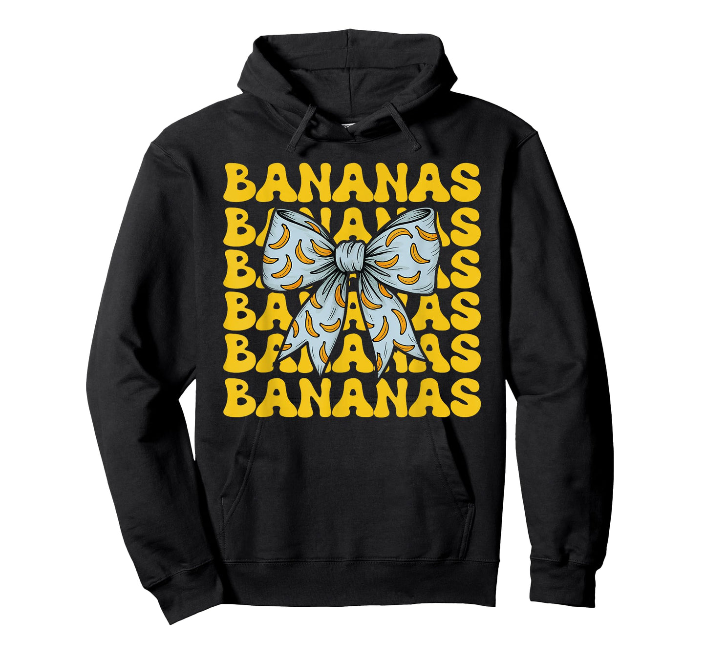 Retro Bananas Last Name Coquette Bow Women Girls Kids T-Shirt