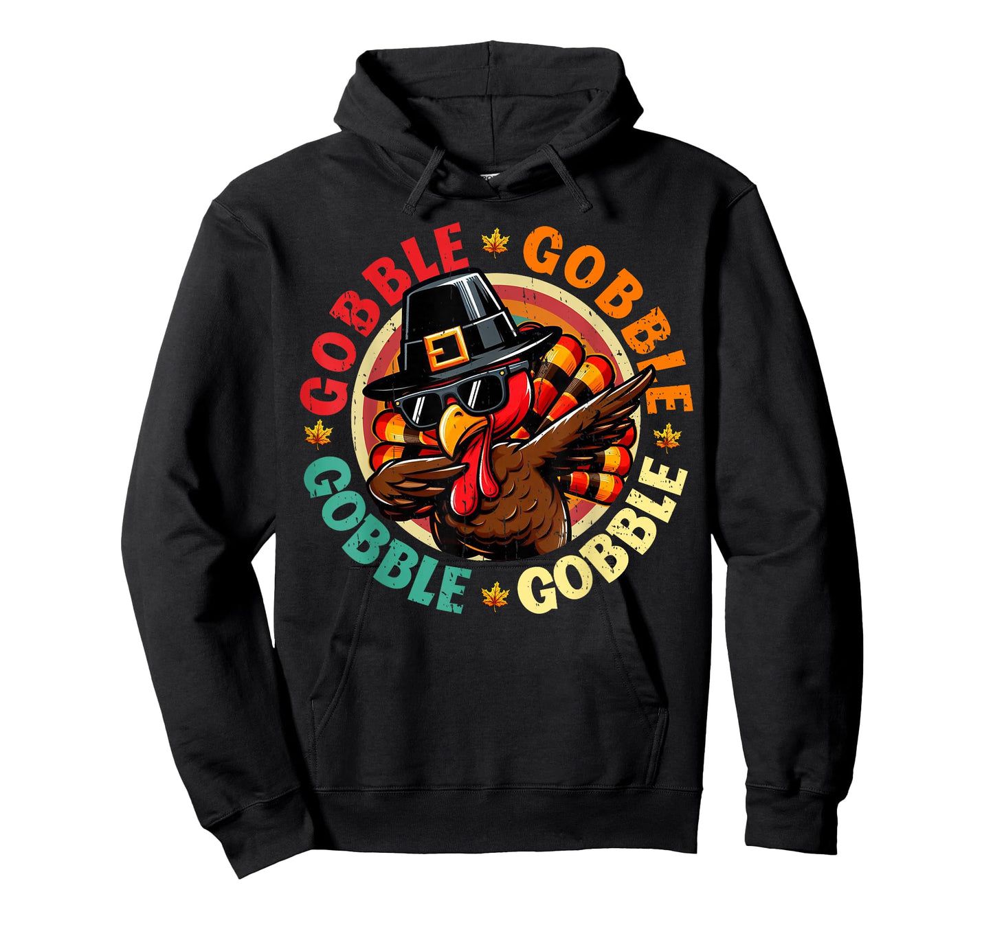 Thanksgiving Turkey Dabbing Gobble Funny Toddler Boys Kids T-Shirt