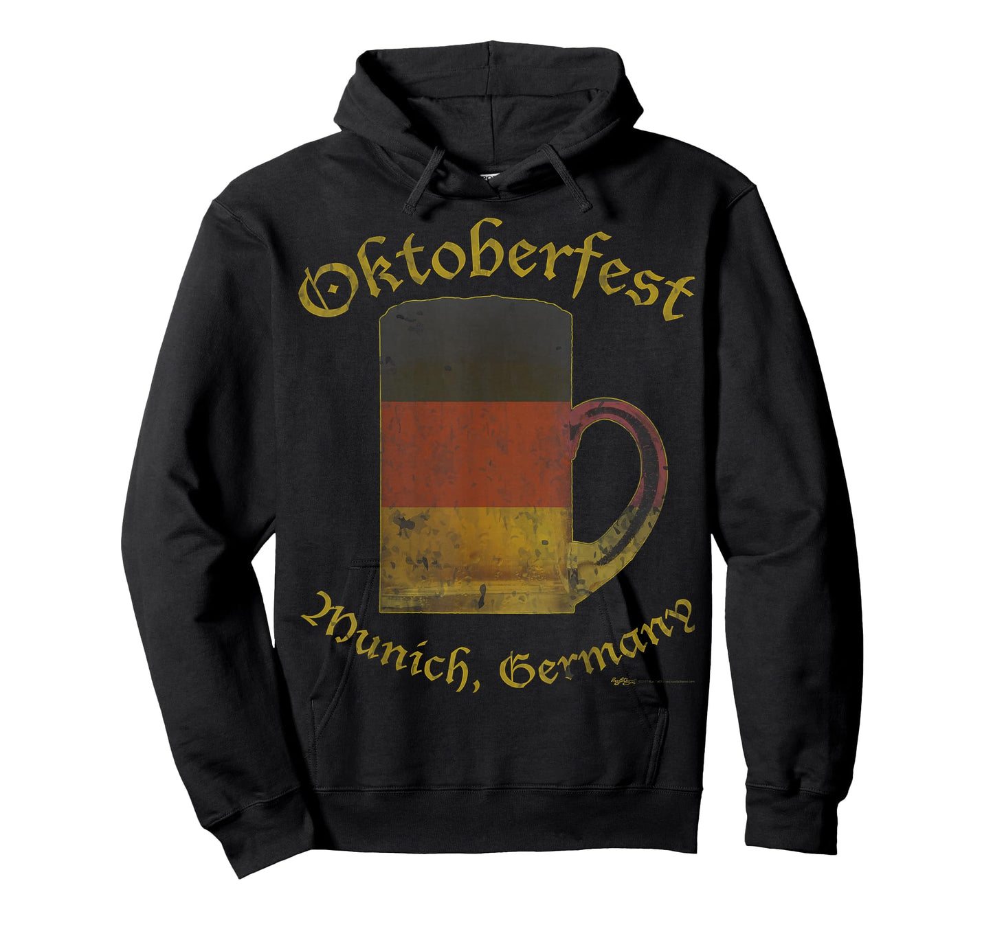 Vintage Oktoberfest Munich, Germany Flag Drinking T-Shirt