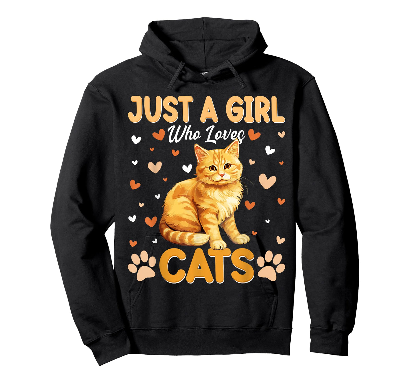 Just A Girl Who Loves Cats Women and Girls T-Shirt