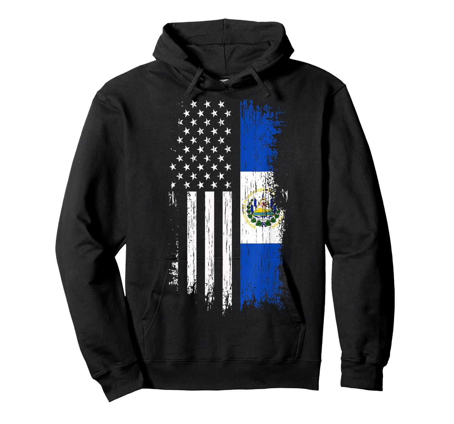 Salvadoran America Flag T-Shirt - El Salvador USA Shirt T-Shirt