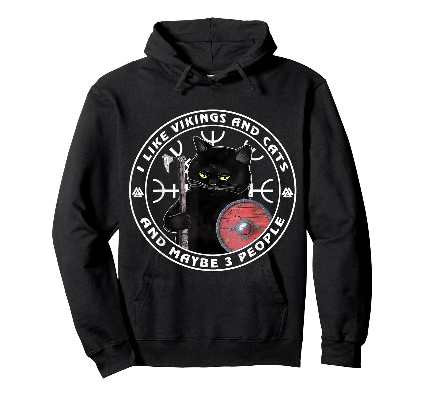 I Like Vikings And Cats And Maybe 3 People, Vikings Kitten T-Shirt