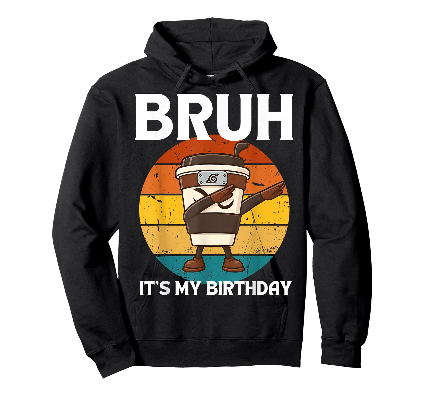 Bruh It's My Birthday Dabbing Cappuccino Assassino Kids Boys T-Shirt