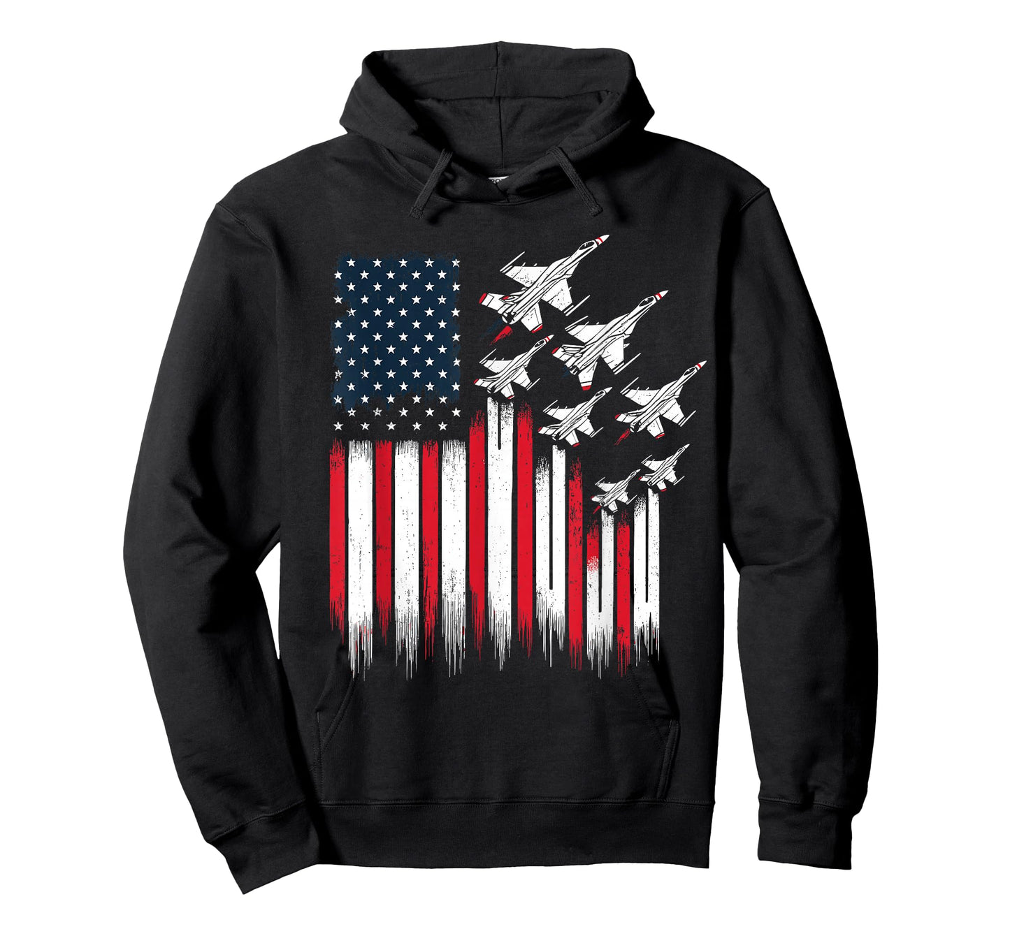 Patriotic Fighter Jets USA Flag 4th of July Jets Lover T-Shirt