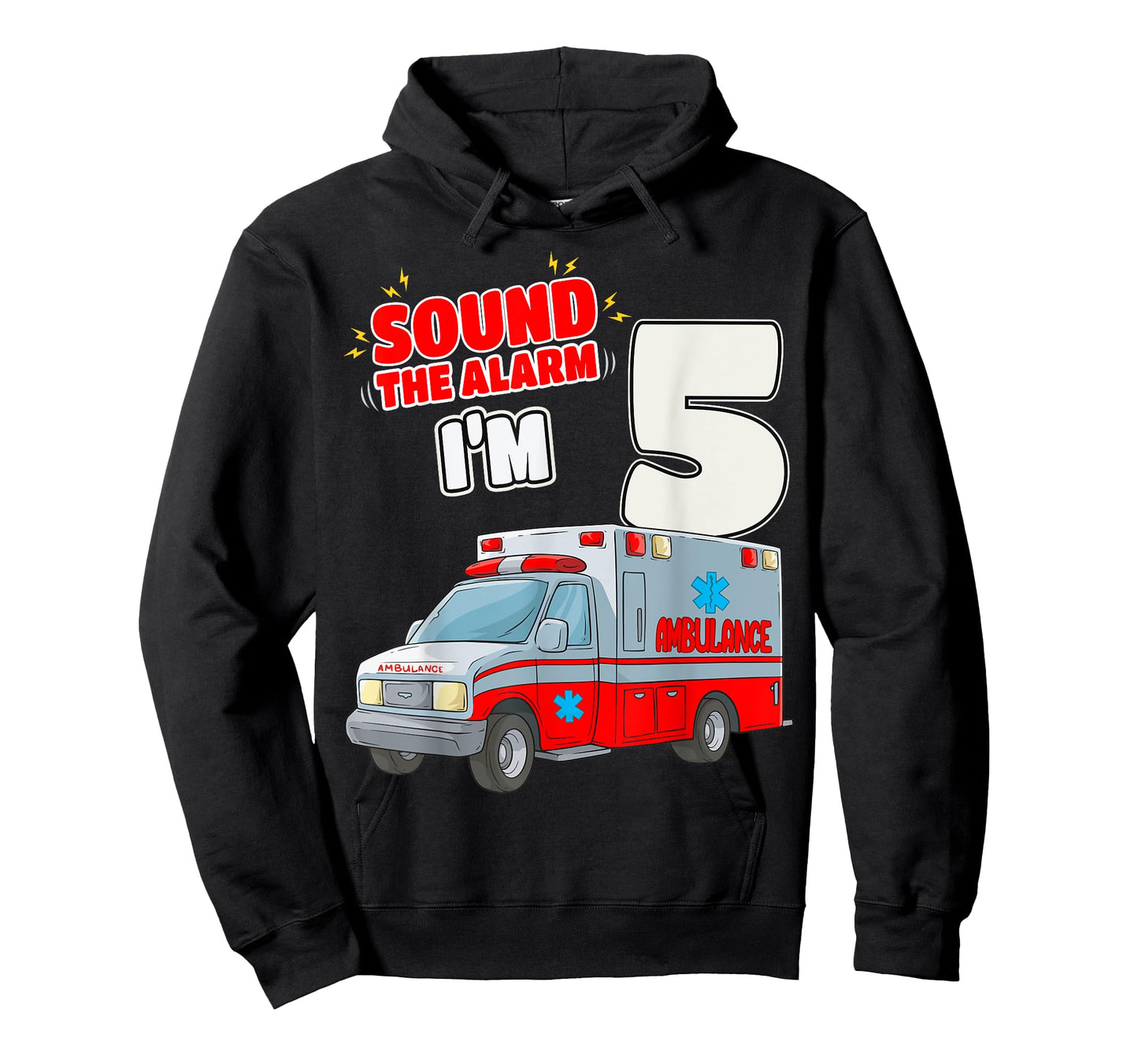 5th Birthday Medical Ambulance EMT 5 Years Old EMS Paramedic T-Shirt