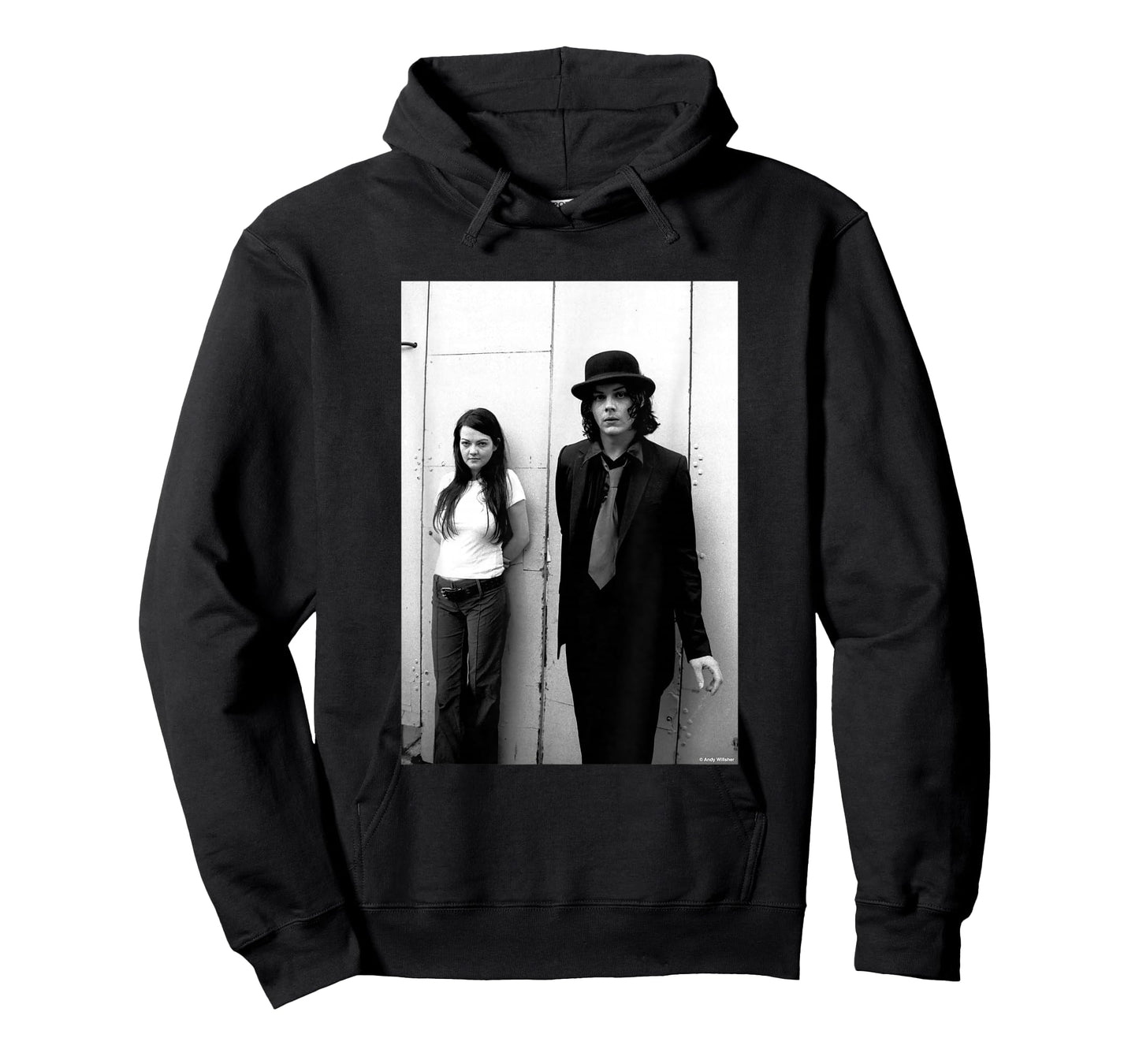 The White Stripes Meg & Jack White Rock Duo by Andy Willsher T-Shirt
