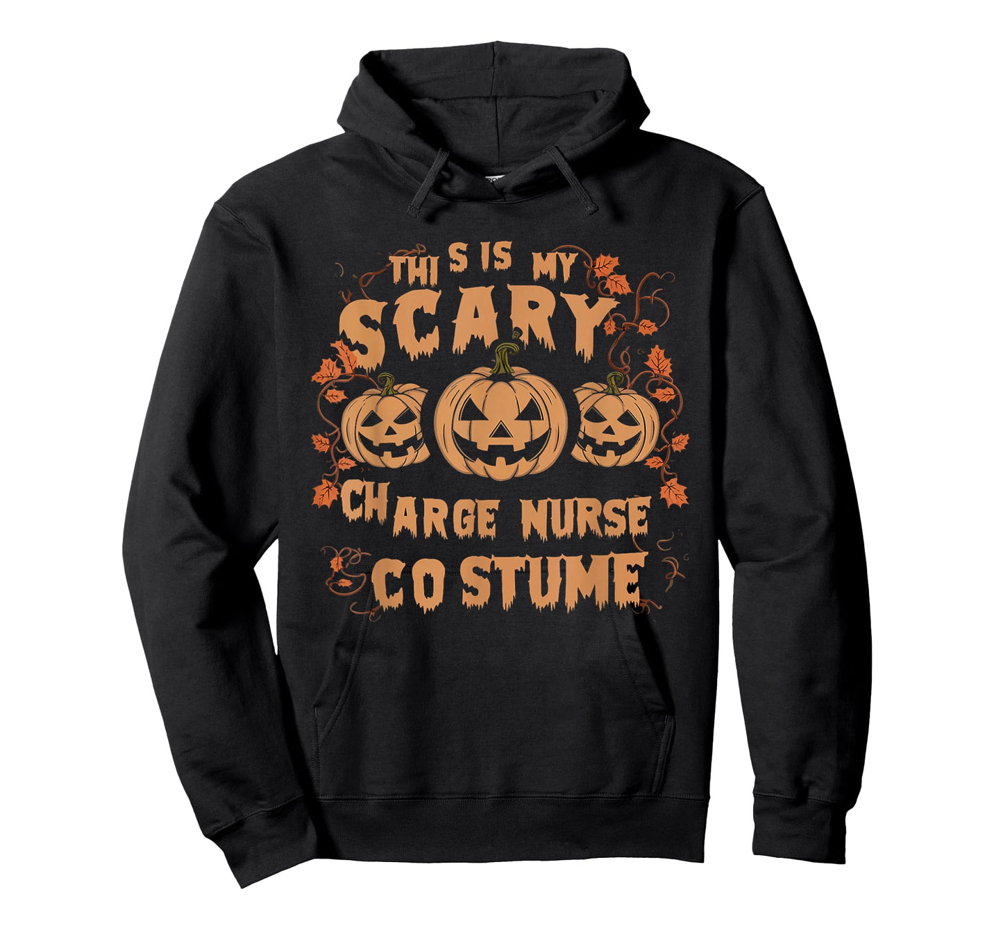 Charge Nurse Halloween Spooky Nursing Trick Or Treat T-Shirt