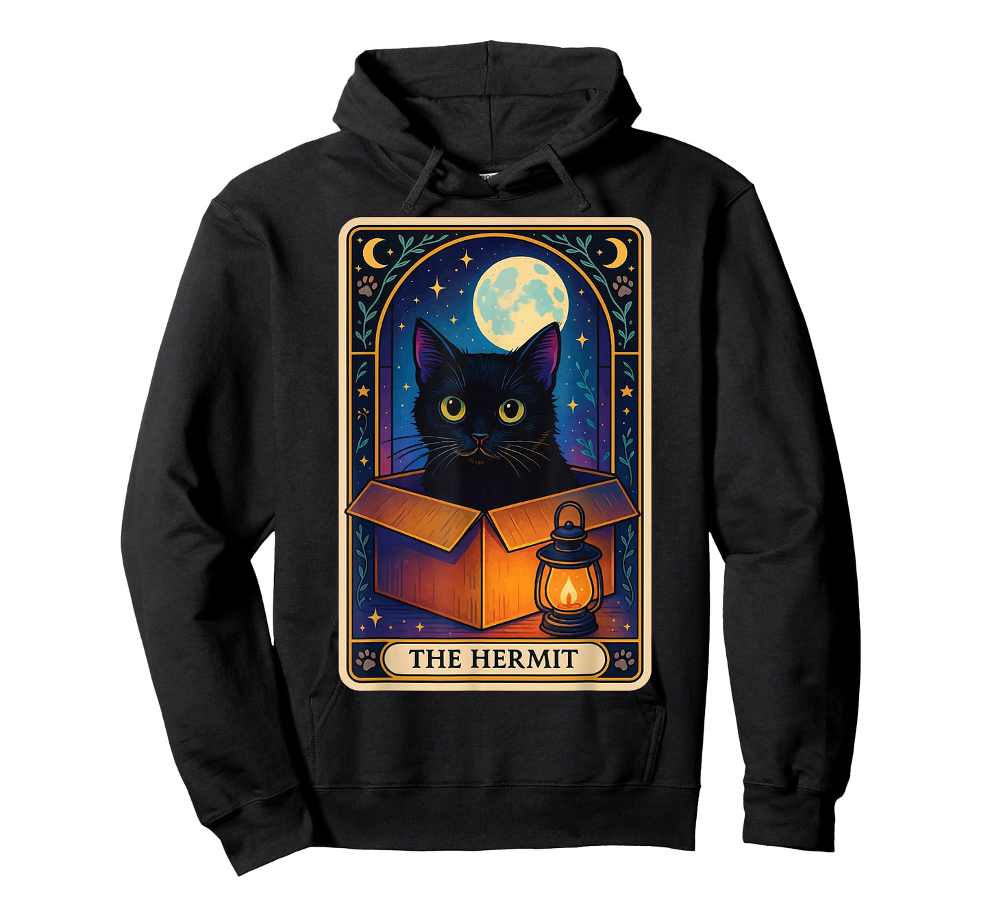 The Hermit Cat Tarot Card T-Shirt