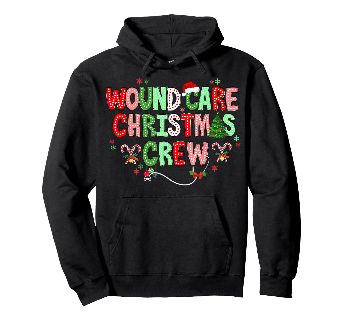 Christmas Wound Care Nurse Crew Wound Nursing NP RN Xmas T-Shirt