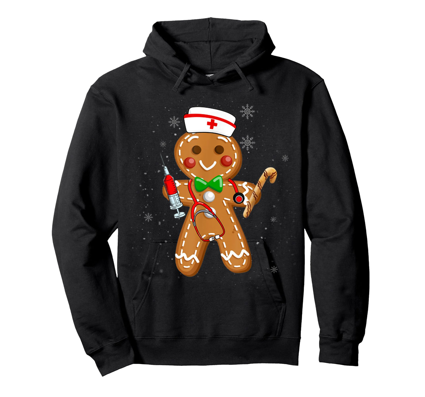 Christmas Gingerbread Nurse Cookie Costume Baking Xmas T-Shirt