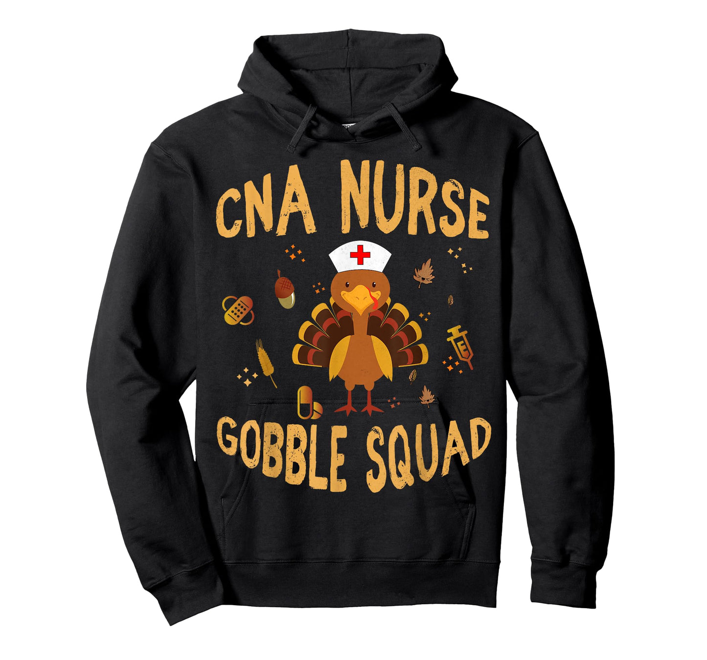 CNA Nurse Gobble Squad Funny Turkey Thanksgiving Day T-Shirt
