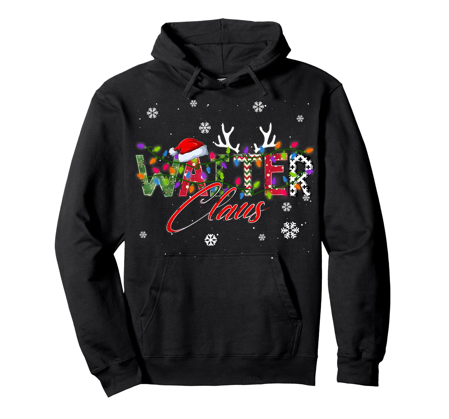 Waiter Claus Family Matching Group Ugly Christmas Sweater T-Shirt