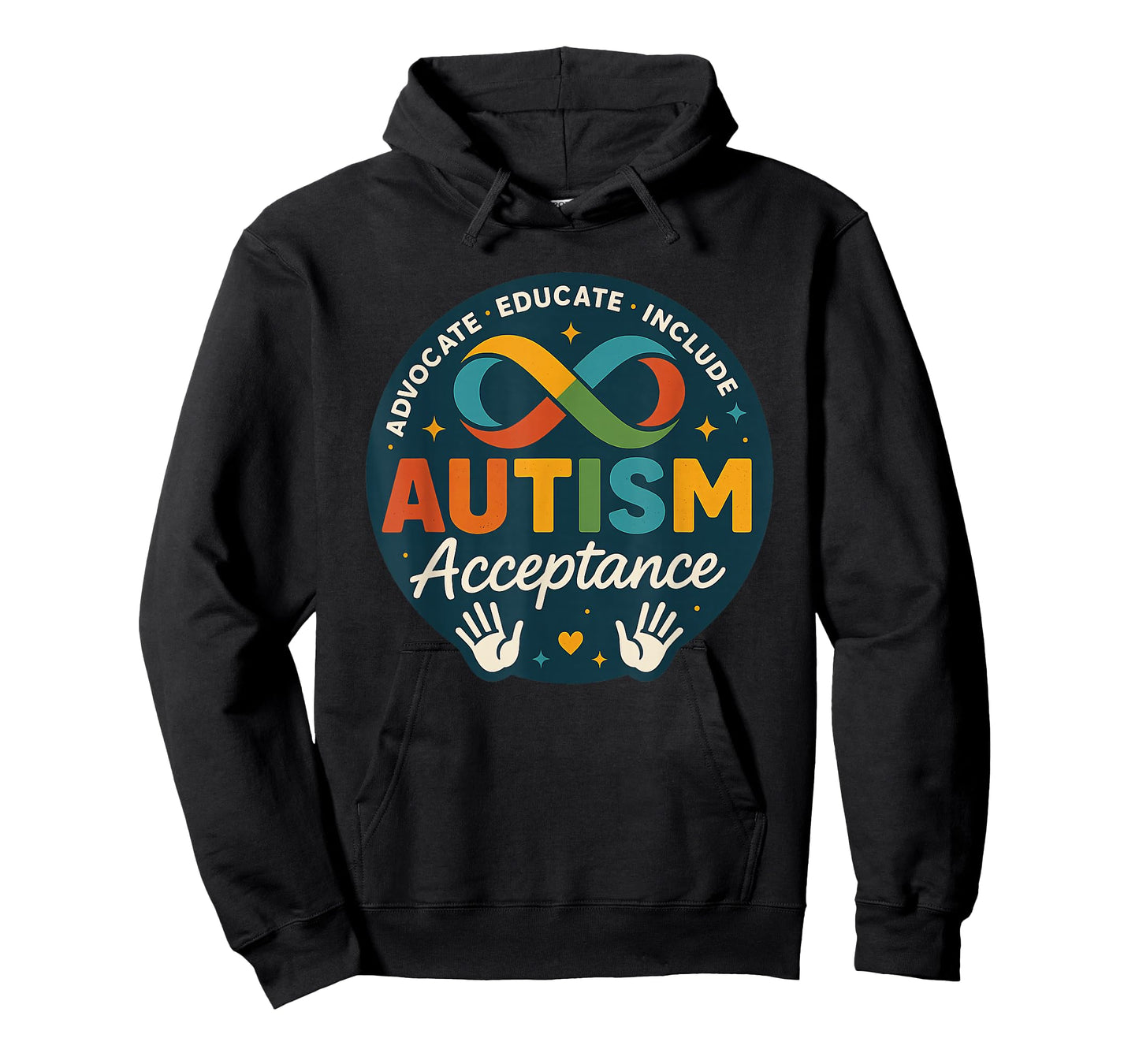 Autism Acceptance Neurodiversity Rainbow Infinity Symbol T-Shirt