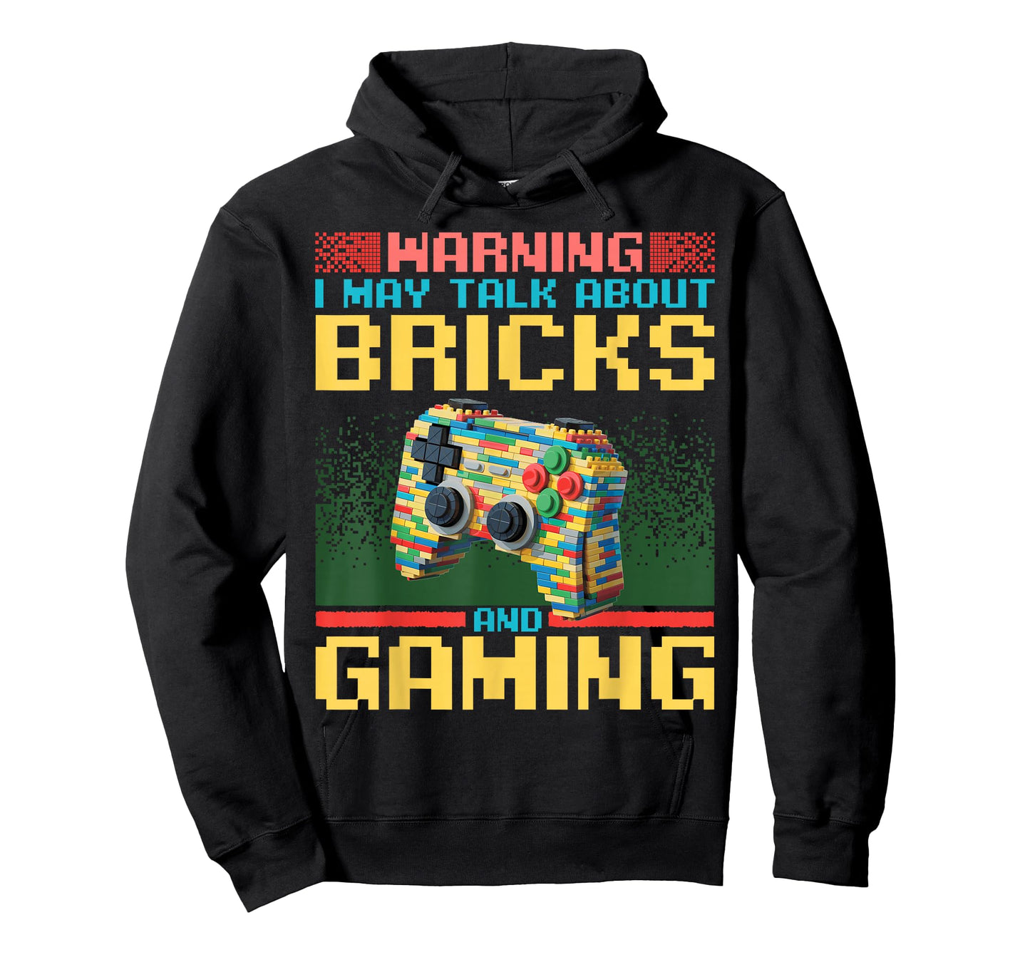 Building Blocks Gamer Gaming Brick Builder T-Shirt