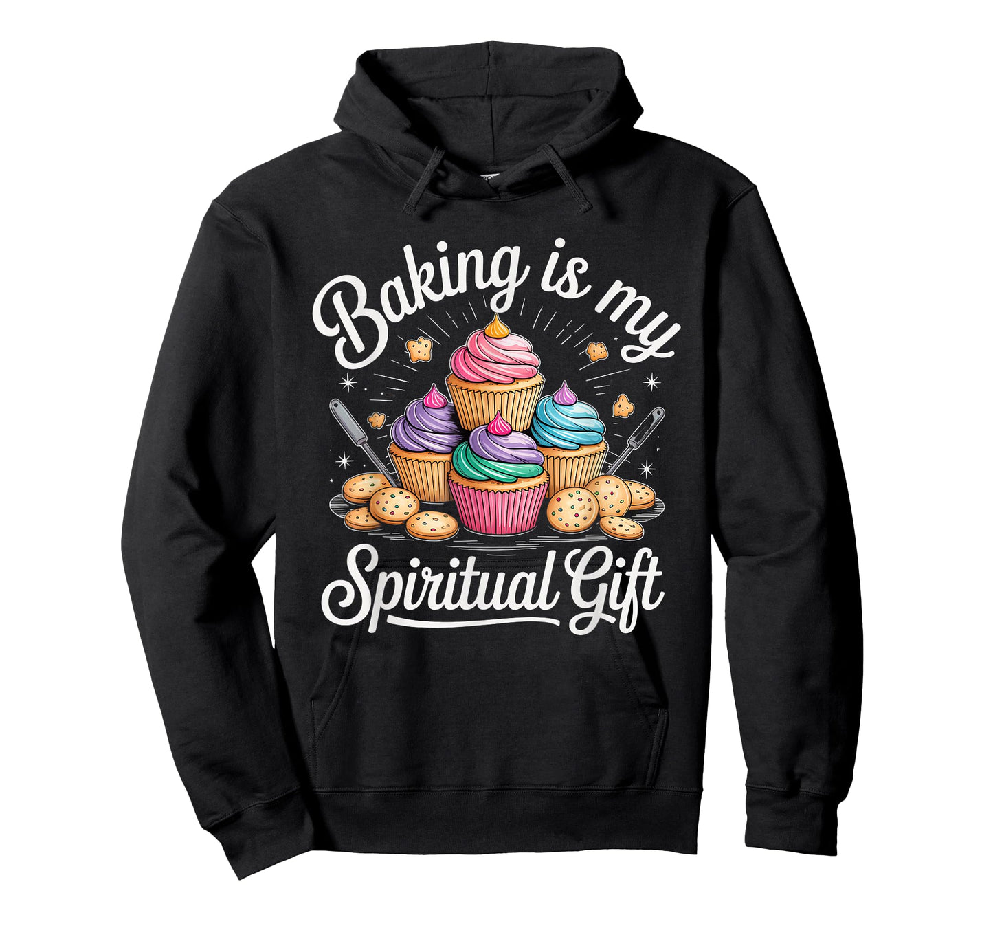 Baking is My Spiritual Gift Cupcake Lovers Fun T-Shirt