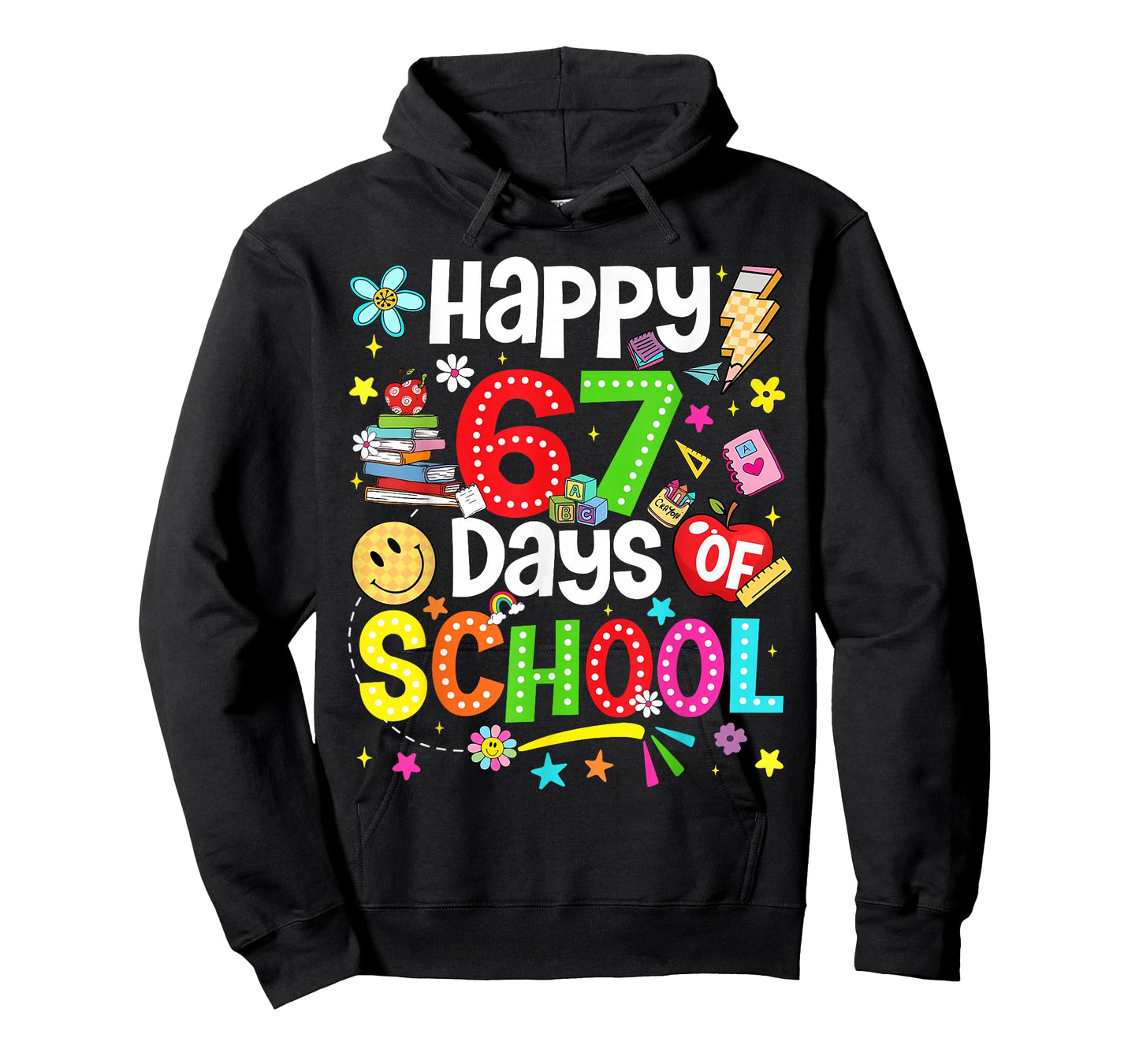 Happy 67 Days of School Six Seven Meme Boy Girl Teacher T-Shirt