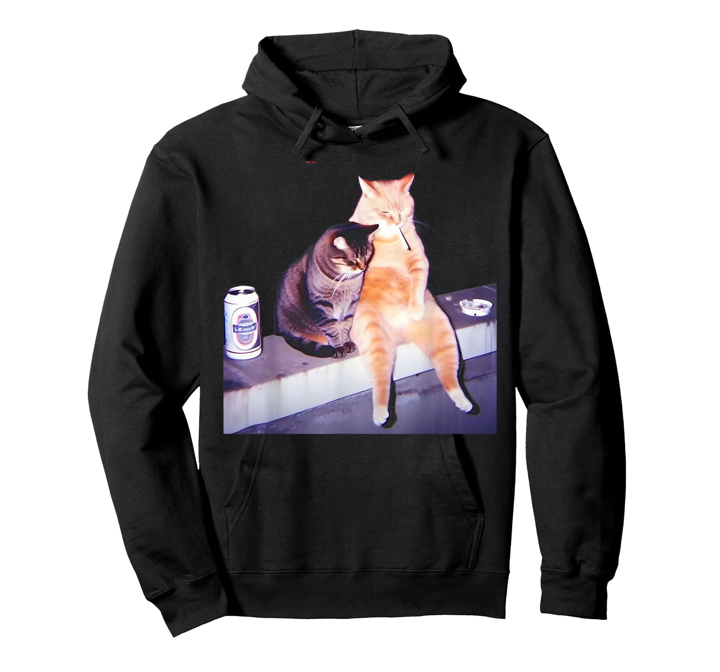 Funny Smoking Cat Cigarette Kitty Gen Z Meme Cat Lovers T-Shirt