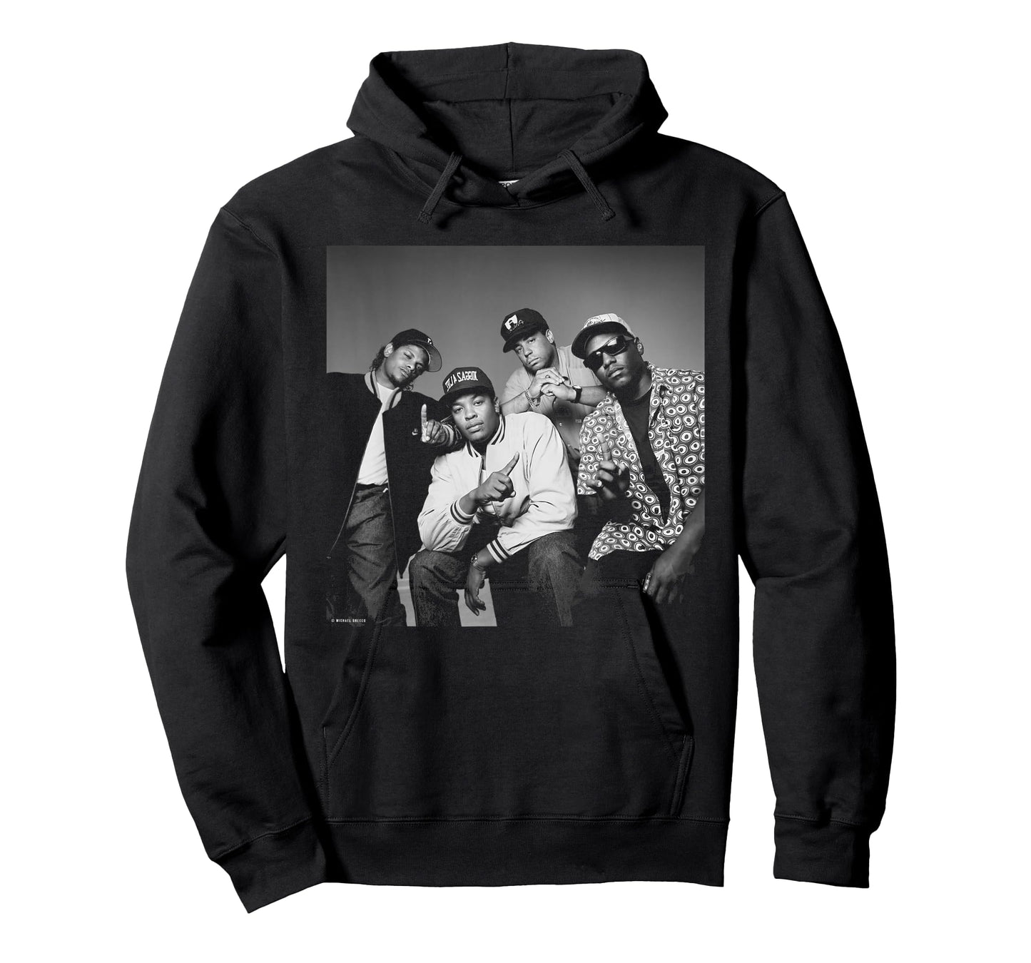Easy-E Dr Dre DJ Yella MC Ren NWA by Michael Grecco T-Shirt