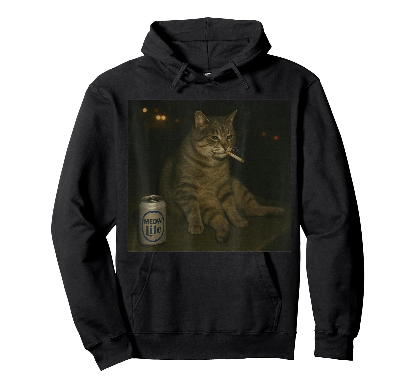 Cigarette Kitten Funny Smoking Cat Meme Stupid Brainrot Cats T-Shirt