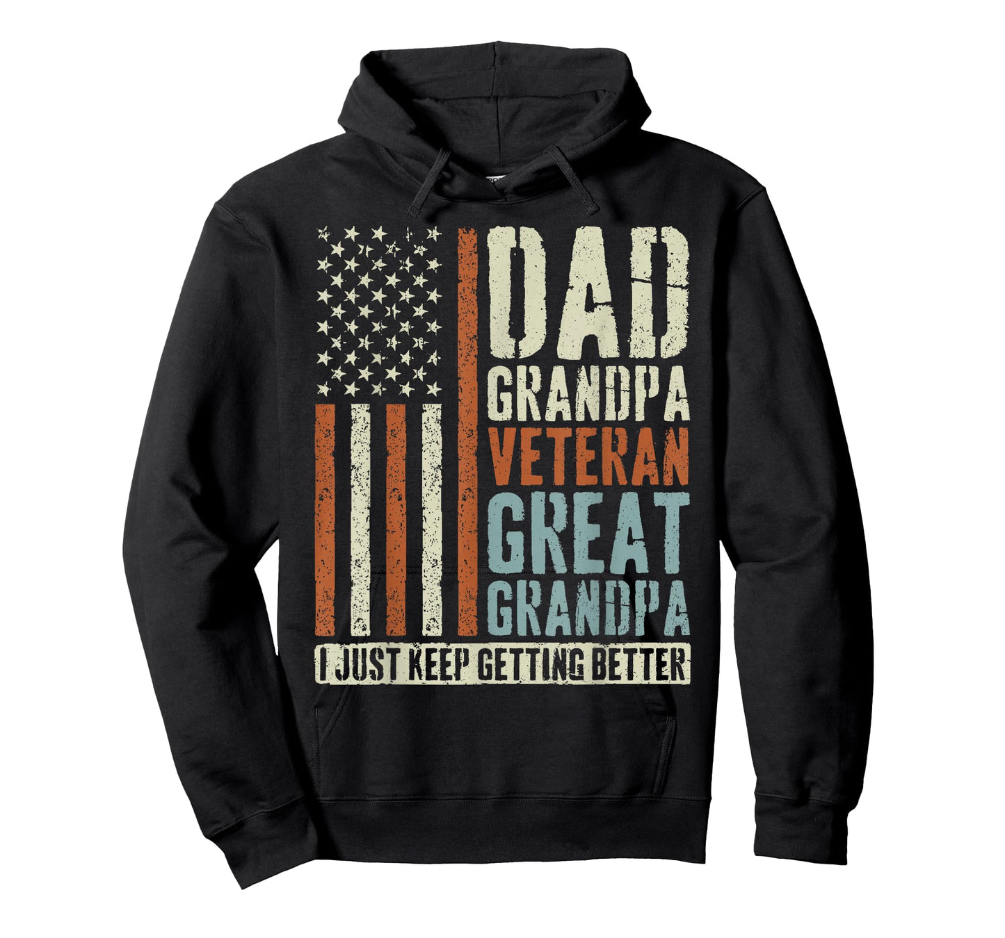 Dad Grandpa Veteran Great Grandpa T-Shirt