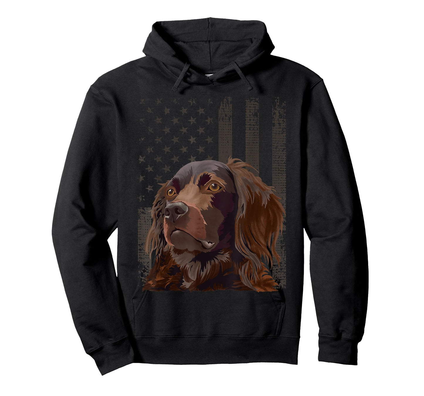 American Flag Boykin Spaniel 4th Of July T-Shirt