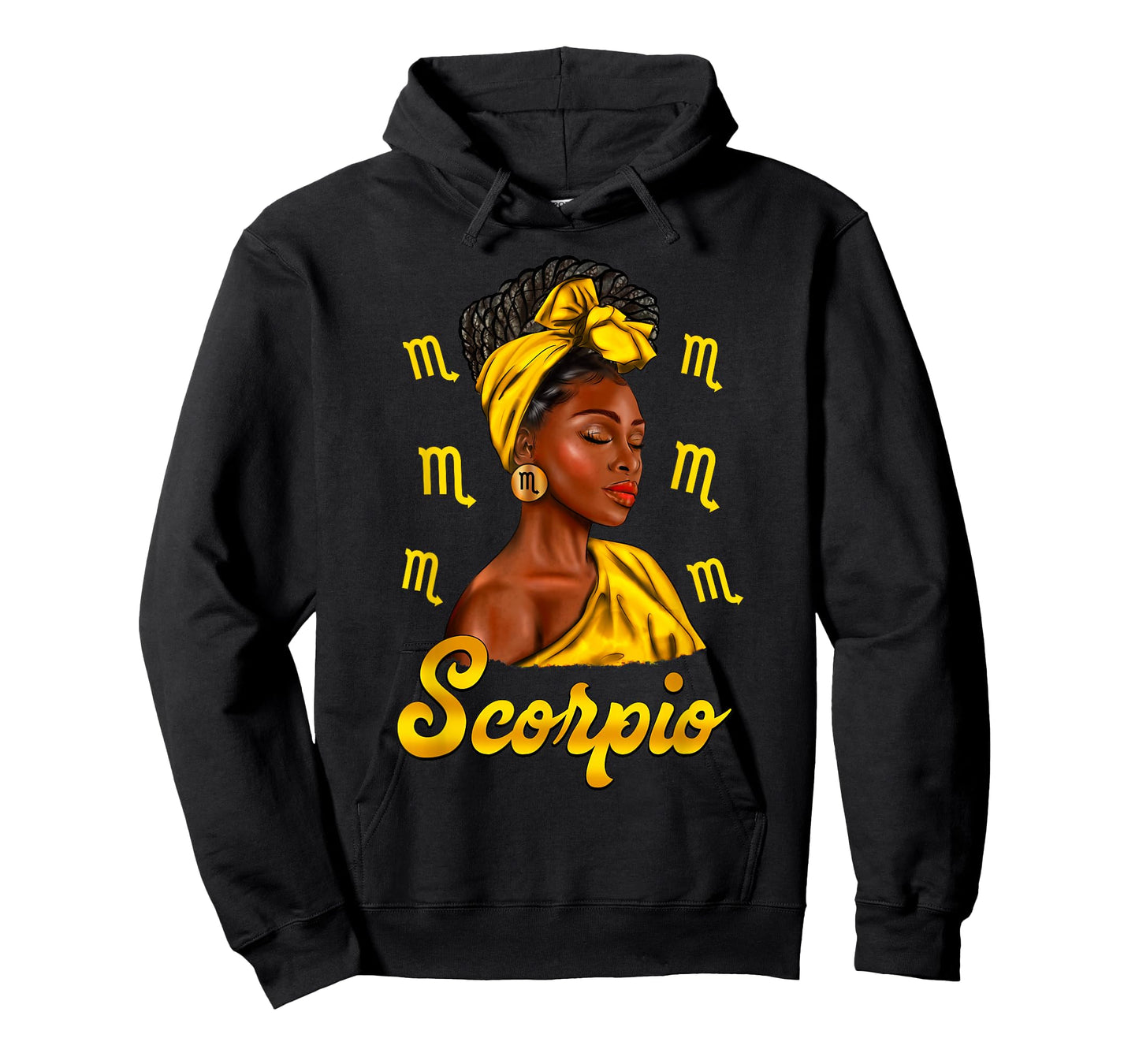 Scorpio Girl Black Woman African American Women Zodiac T-Shirt