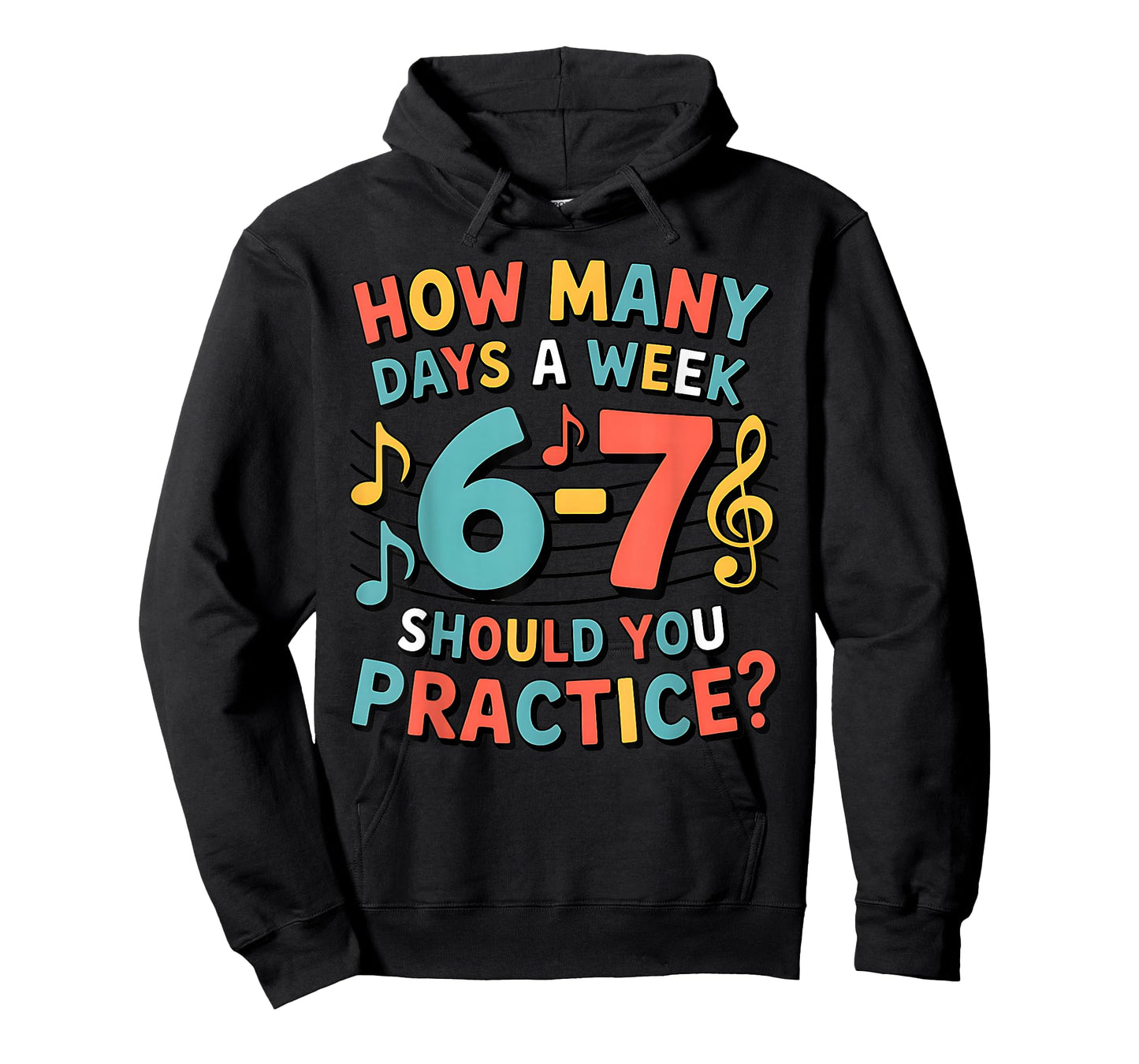 Funny 6 7 Meme Six Seven for Music Teacher T-Shirt