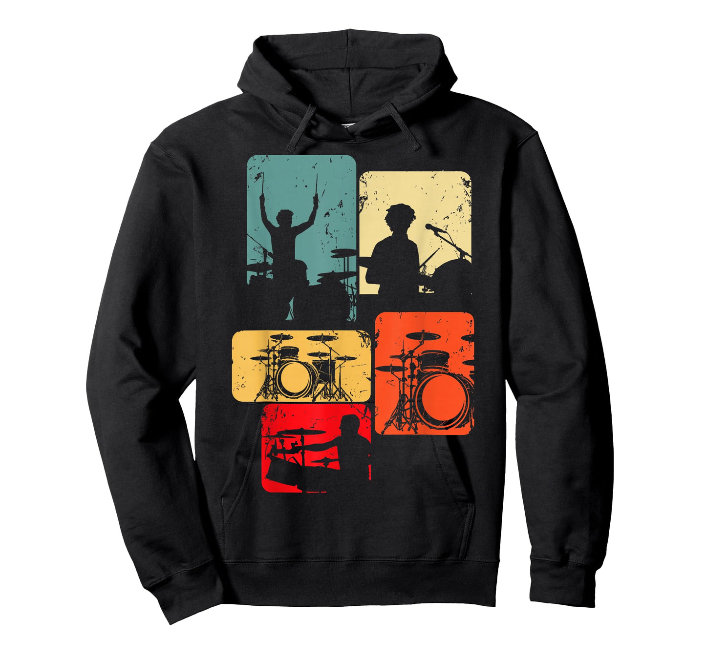 Drummer Drum Sticks Kids Boys Men T-Shirt