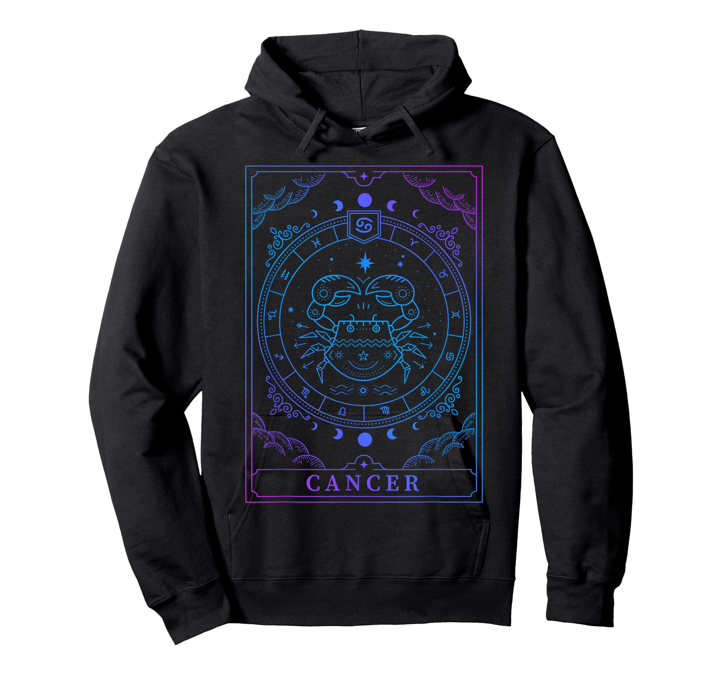 Cancer Tarot Card Zodiac Sign Horoscope Lover Men Women T-Shirt