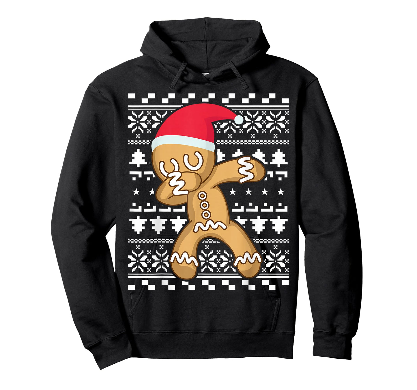 Dabbing Gingerbread Man Ugly Christmas Sweater T-Shirt