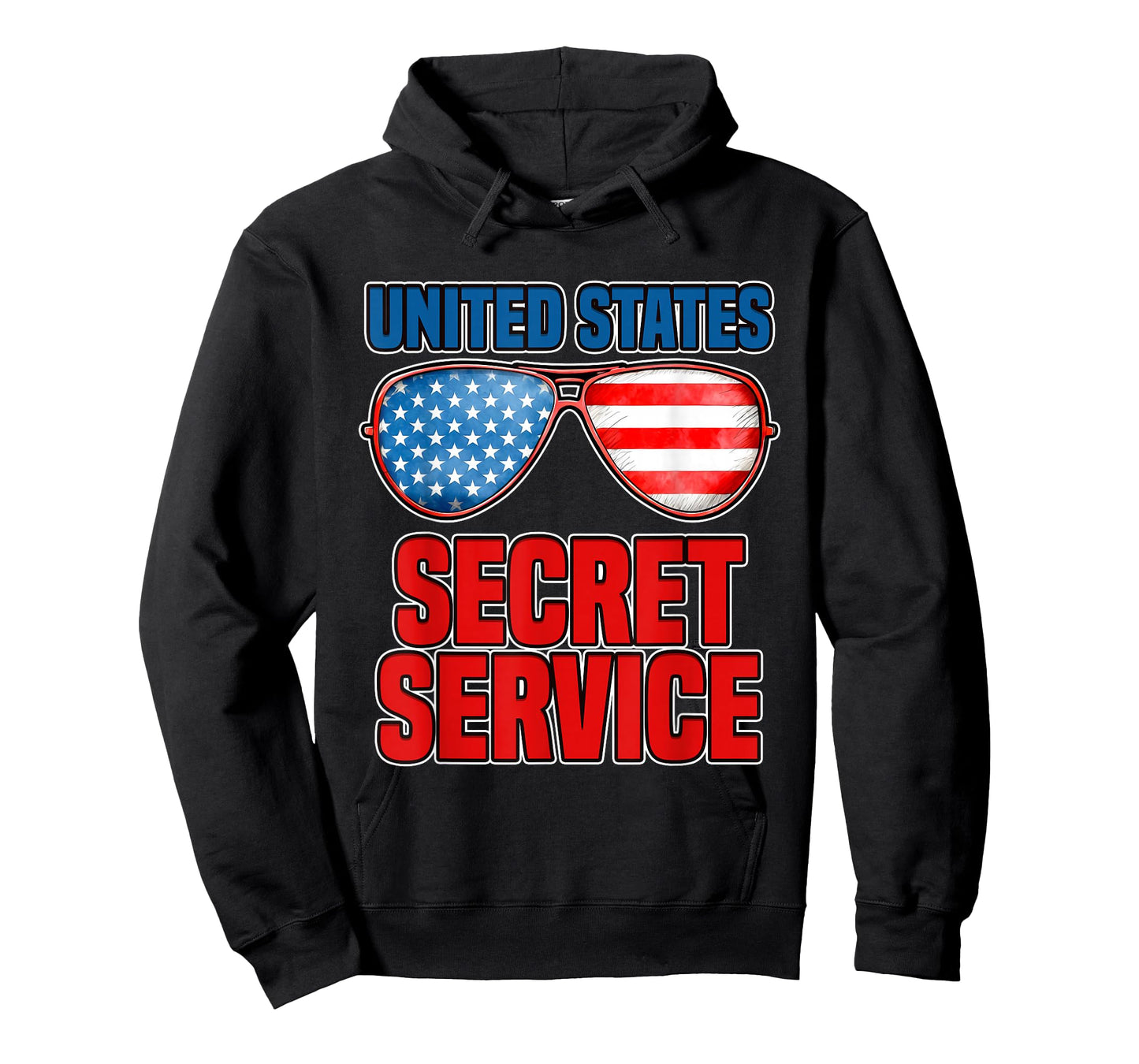 Patriotic Secret Service United States Sunglasses T-Shirt