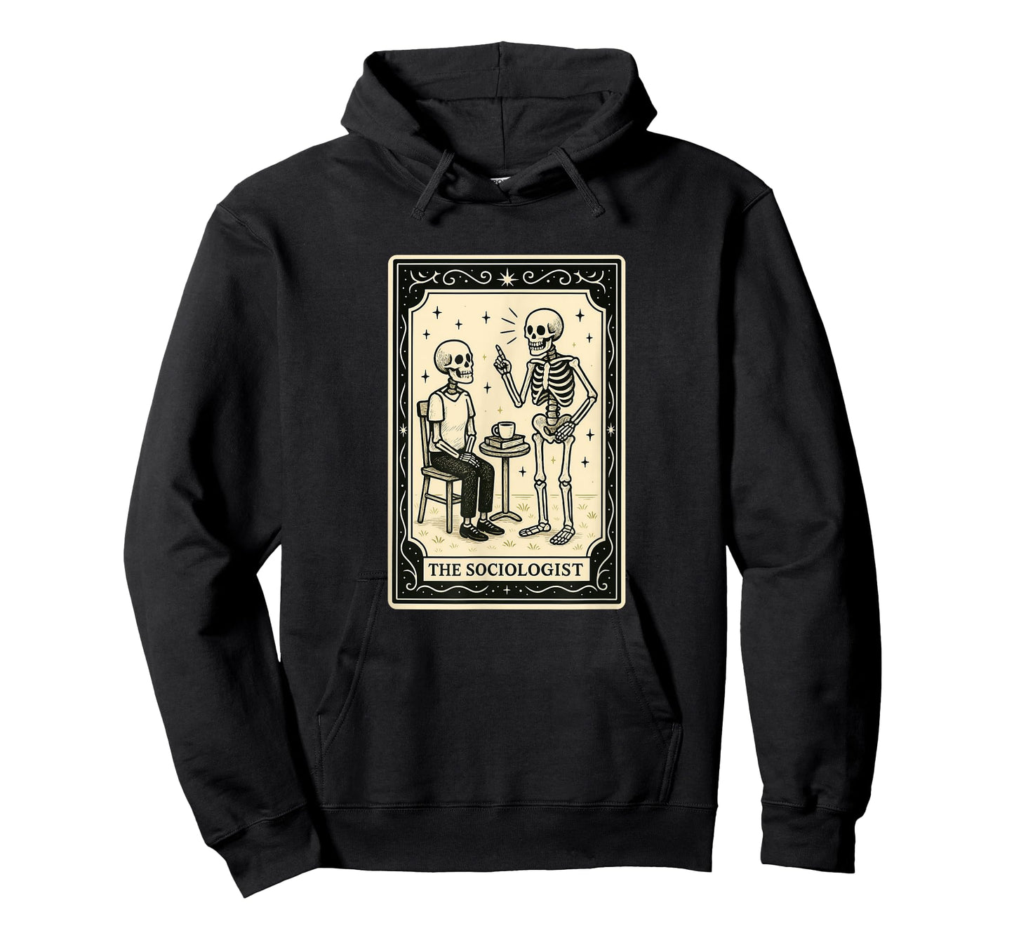 The Sociologist Tarot Card Halloween Spooky Gothic Sociology T-Shirt