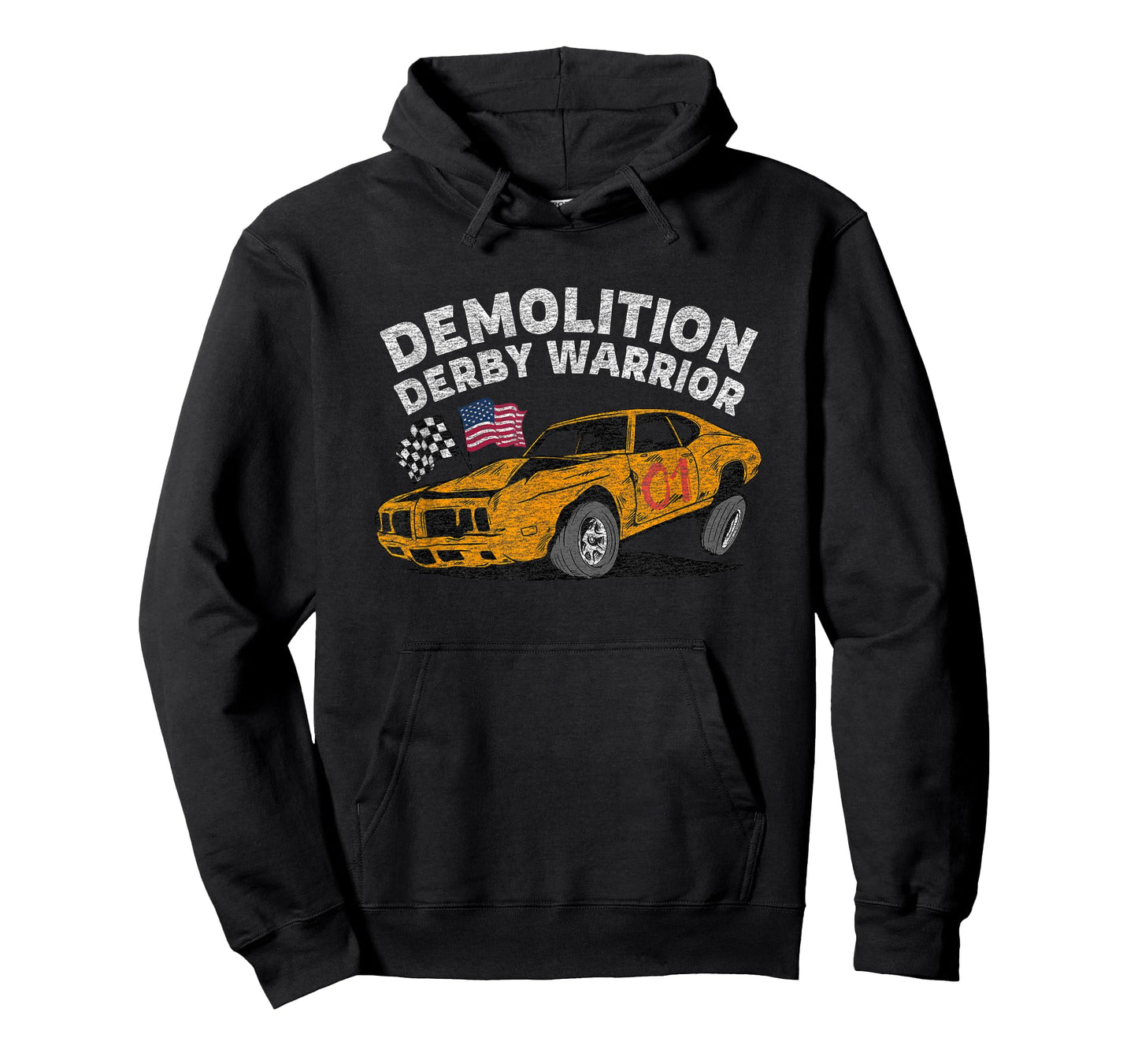Demolition Derby Car Driver Vintage Graphic T-Shirt