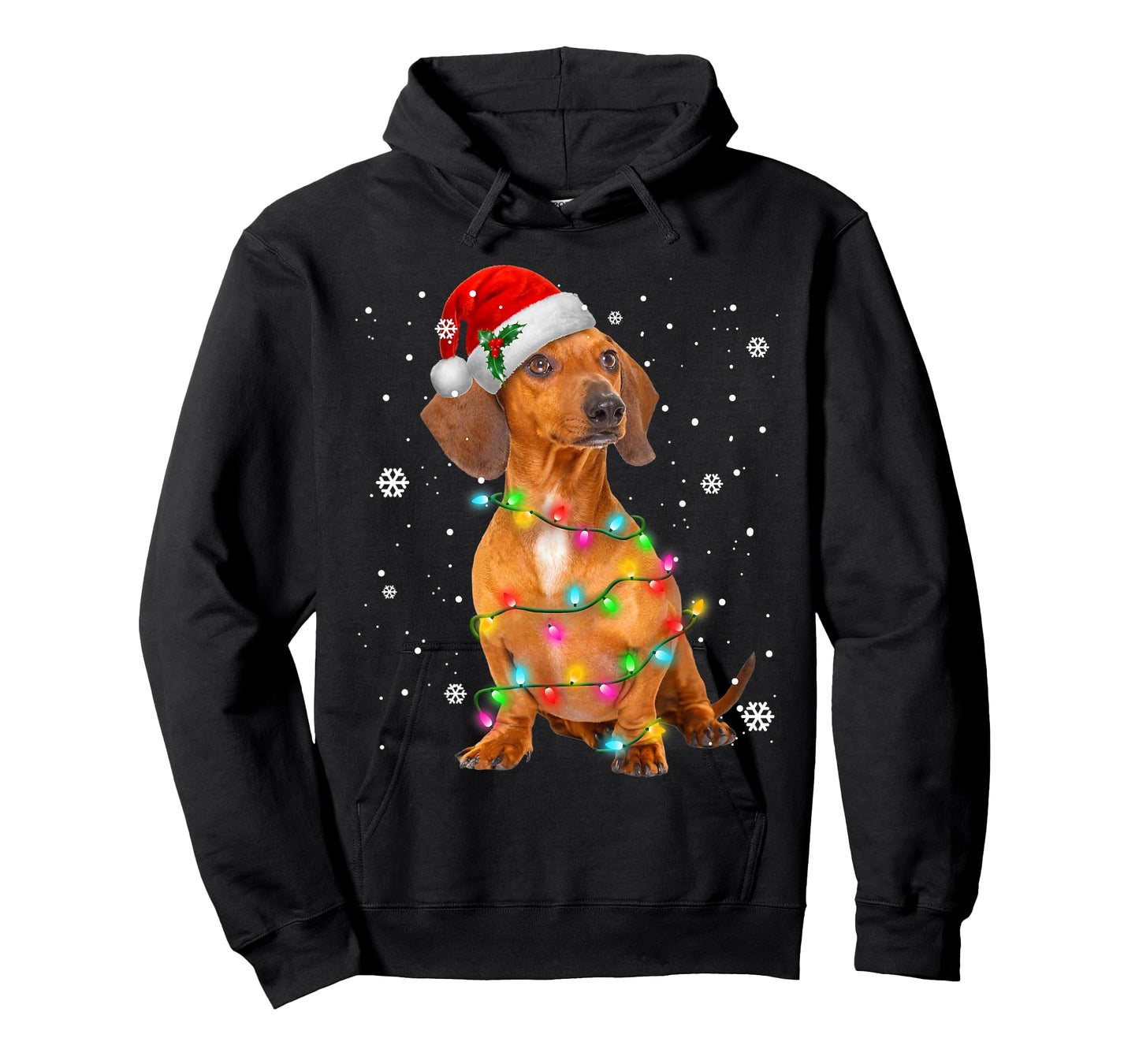 Dachshund Dogs Tree Christmas Sweater Xmas Gifts for Pet Dog T-Shirt